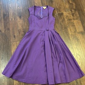 Lindy Bop Retro swing dress size US 6 UK 10